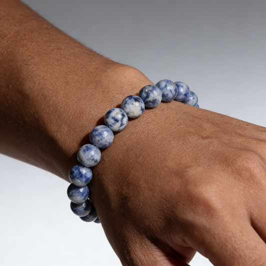 Blue Spot Stone Bracelet