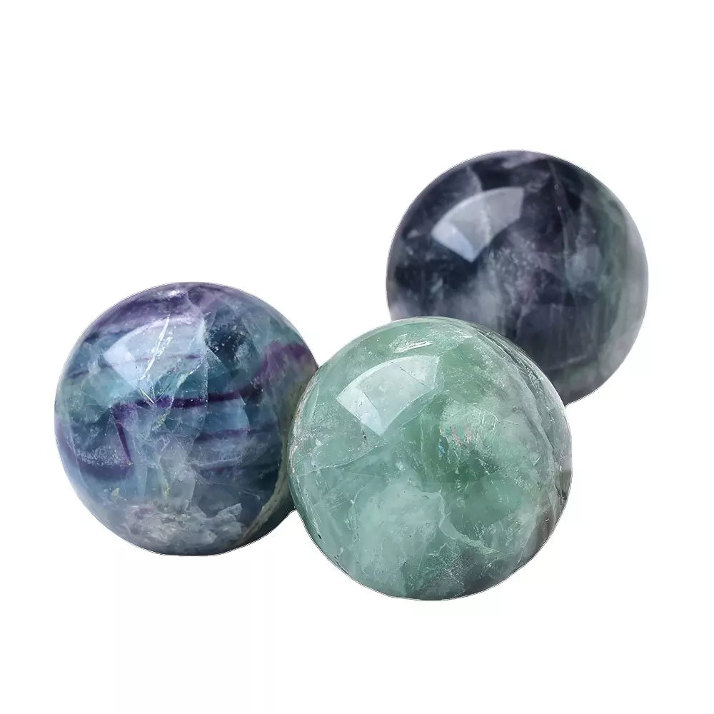 Blue-Green Fluorite Sphere