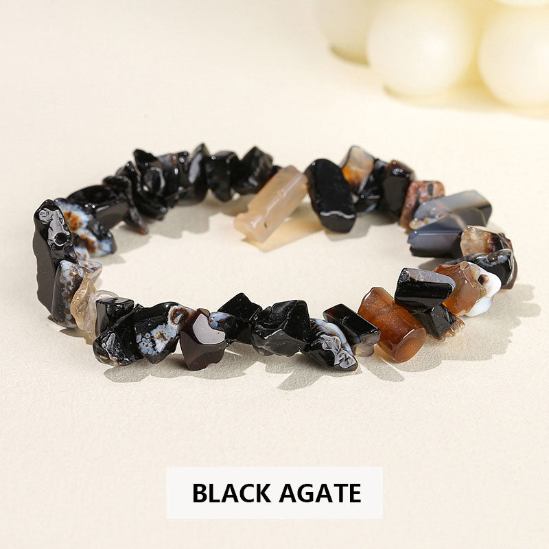 Black Agate Chip