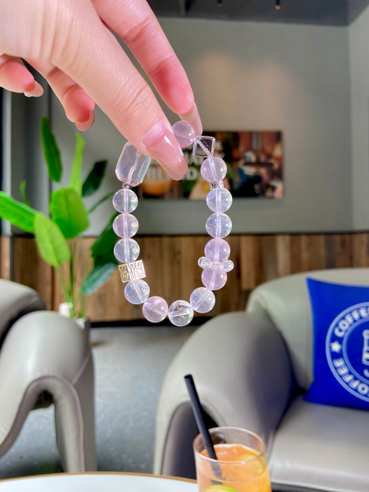 Pink Snow Reflects Sunset Glow