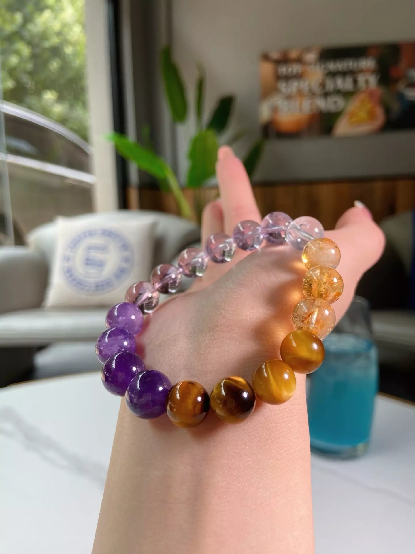 Purple Gold Sunlit Radiance