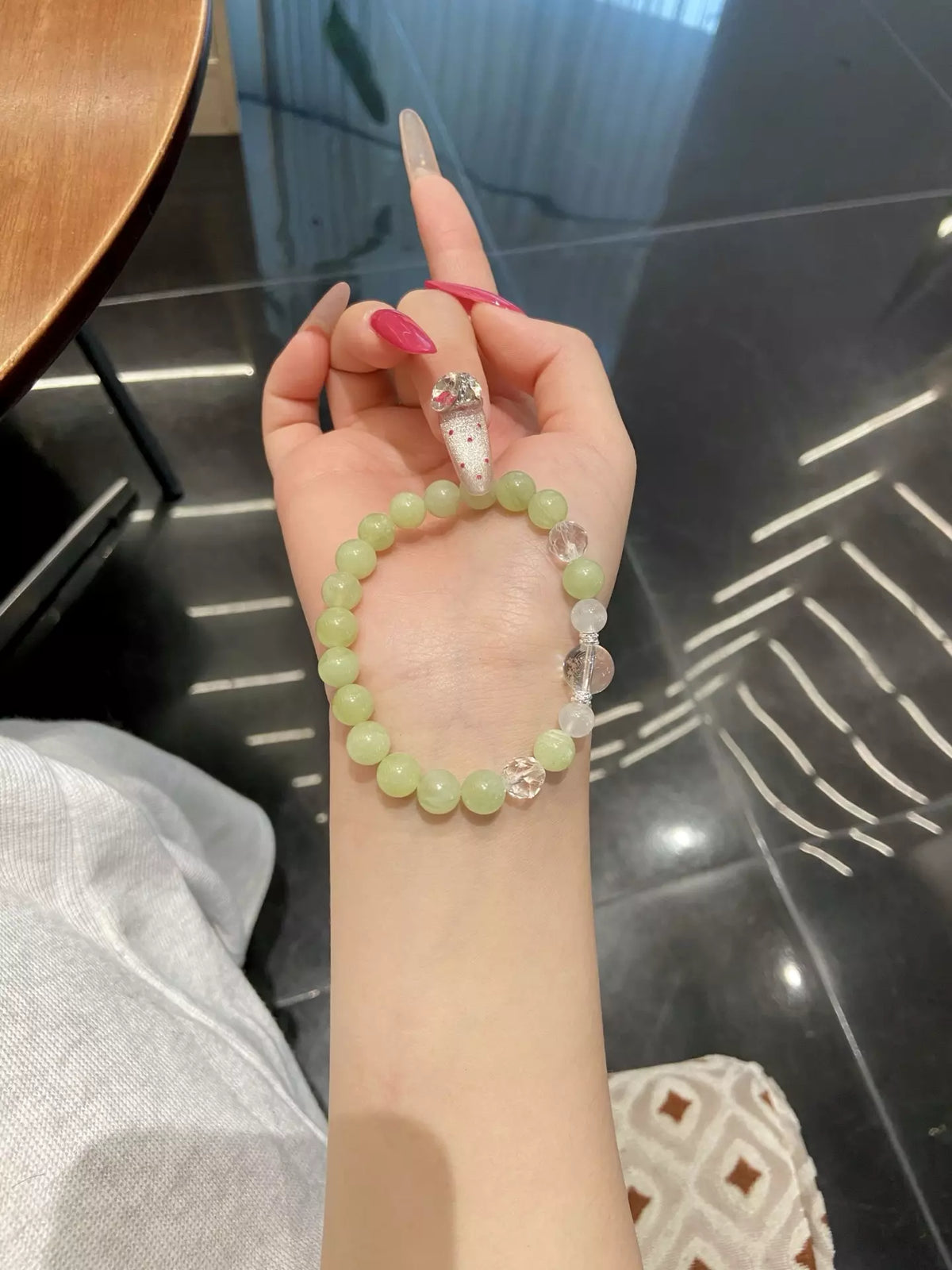 Creamy Green Crystal