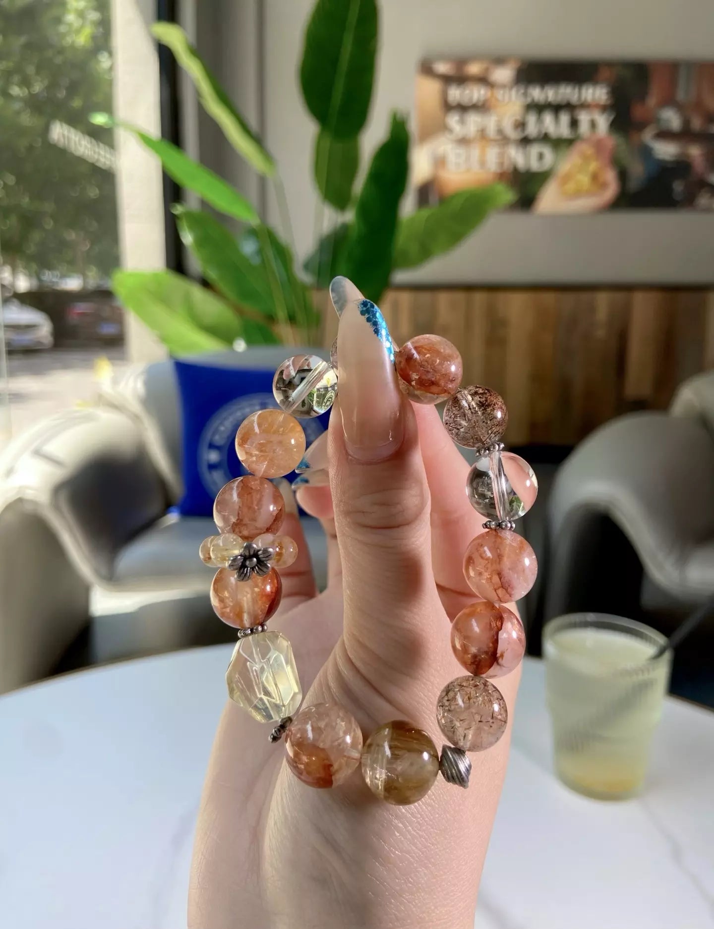 Red Crystal Citrine Pagoda