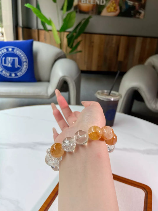Snow-Capped Honey Crystal