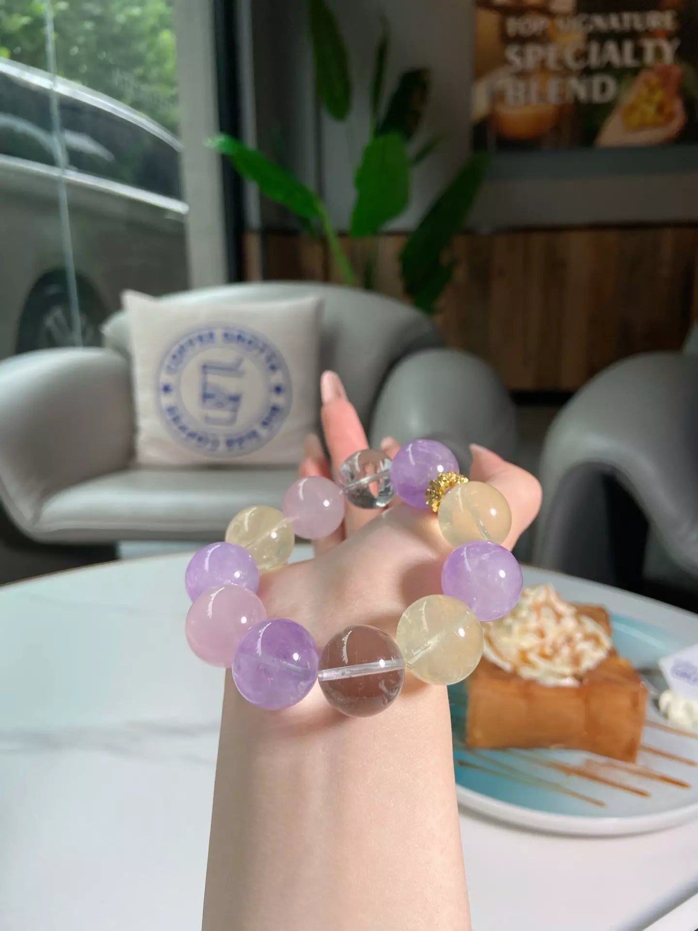 Violet Glow & Dew Drops