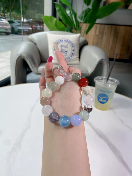 Ice White & Soft Pink