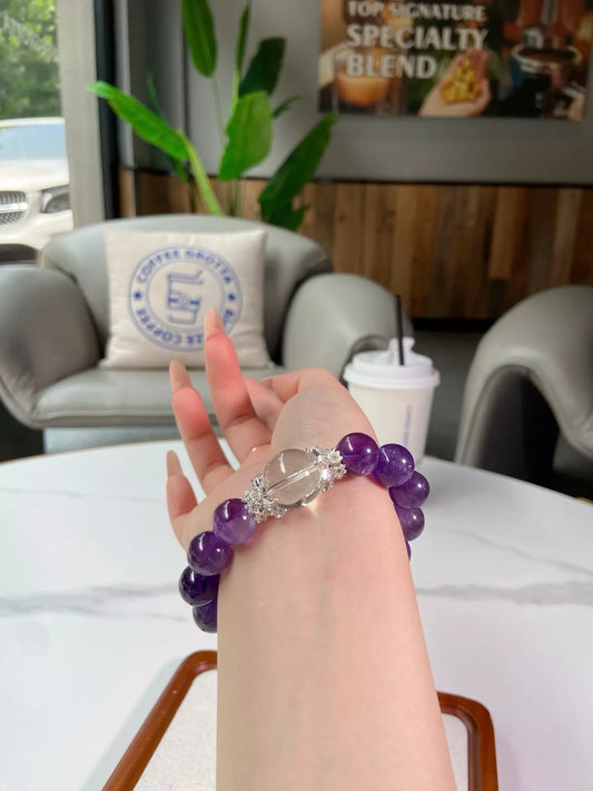 Violet Glow & Flowing Charm