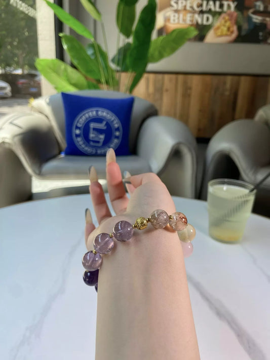 Black Purple Golden Glow