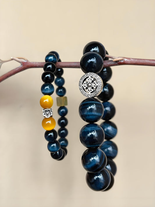 Blue Tiger Eye: The Falcon’s Eye for Divine Insight and Emotional Mastery