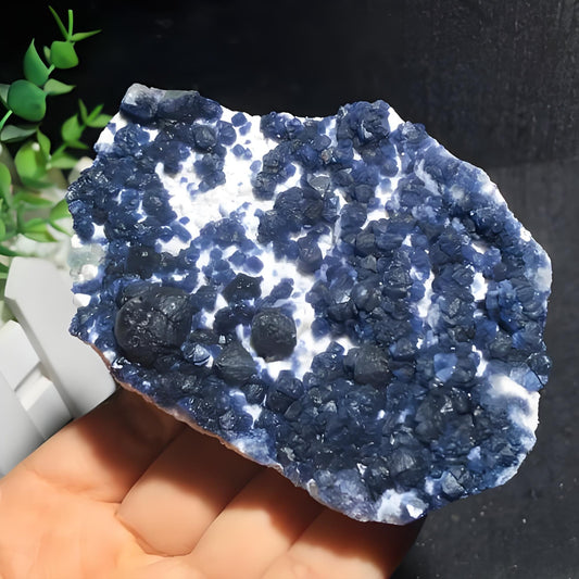 Blueberry Fluorite: The Deep Blue Sanctuary for Intuition and Rational Calm