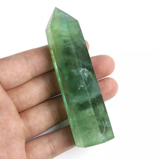 Green Fluorite Mini Tower Crystal