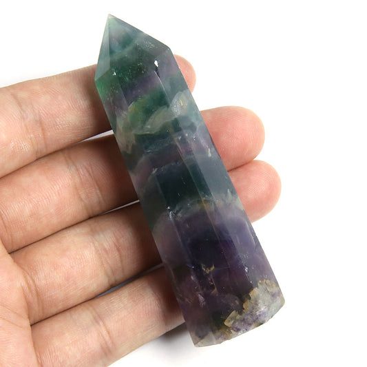 Rainbow Fluorite Mini Tower Crystal