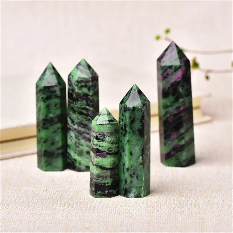 Green Epidote Mini Tower Crystal