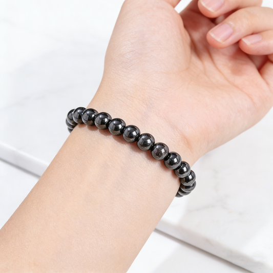 Hematite Bead Bracelet