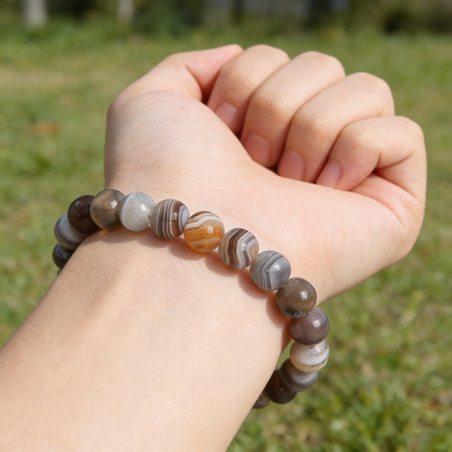 Gray Agate Bracelet