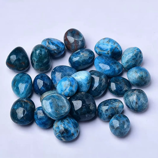Blue Apatite Tumbled