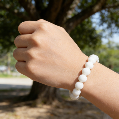 White Seashell Bracelet