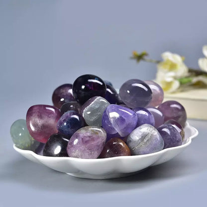 Rainbow Fluorite Tumbled