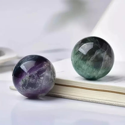 Blue-Green Fluorite Sphere