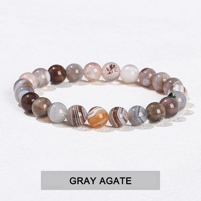 Gray Agate Bracelet