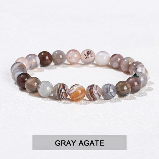 Gray Agate Bracelet