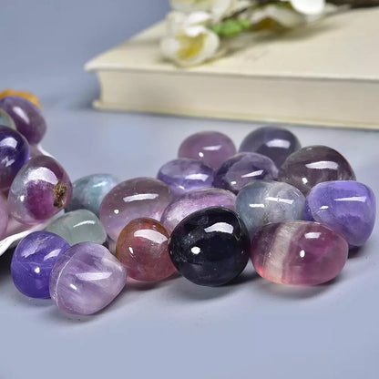 Rainbow Fluorite Tumbled