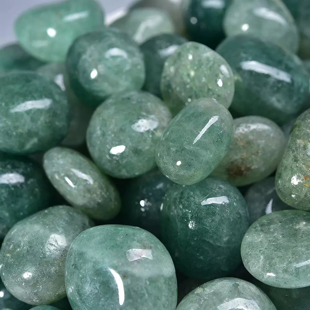 Green Strawberry Quartz Tumbled
