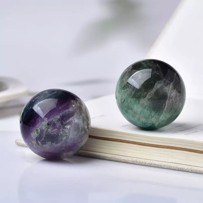 Blue-Green Fluorite Sphere