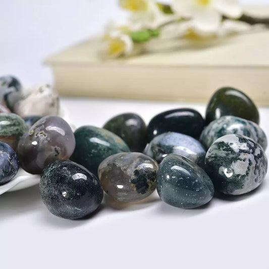 Water Grass Agate Tumbled