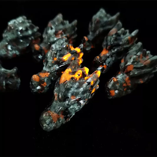 Flame Stone Dragon Head