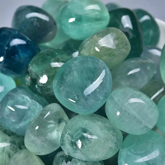 Green Fluorite Tumbled