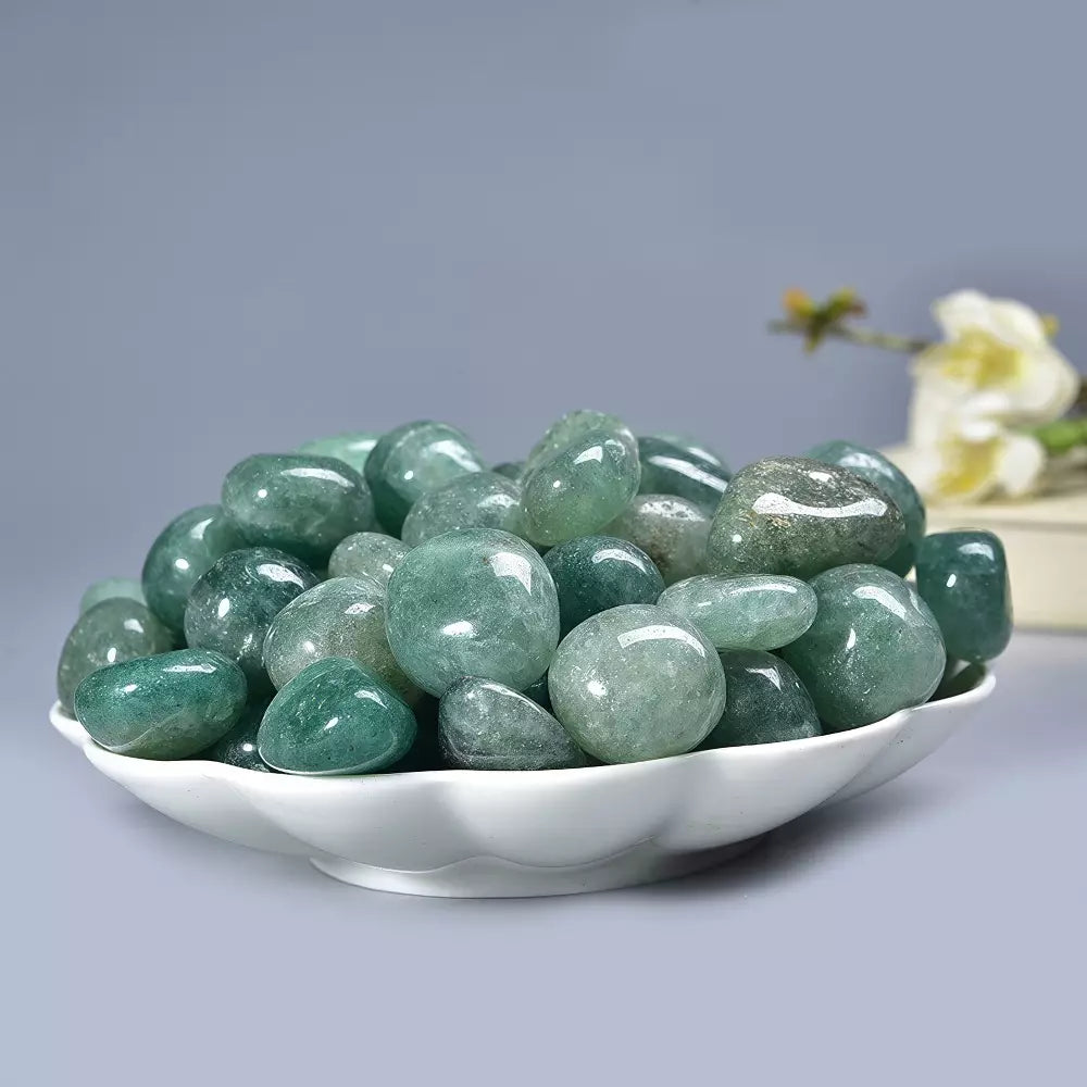 Green Strawberry Quartz Tumbled