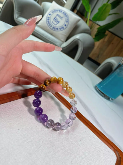 Purple Gold Sunlit Radiance