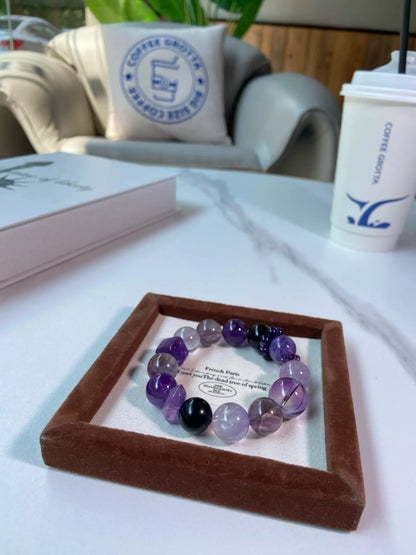 Flowing Purple Crystal Glow