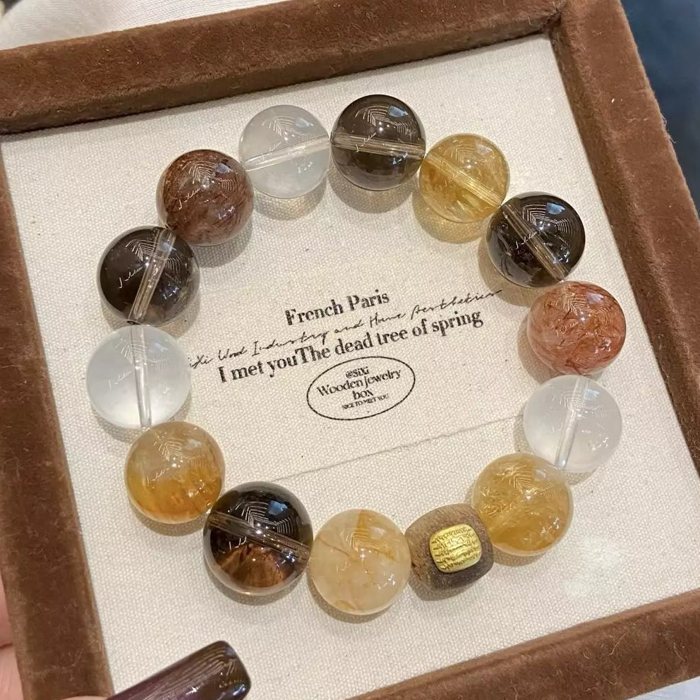 Black and Yellow Crystal Shield