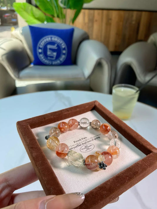 Red Crystal Citrine Pagoda