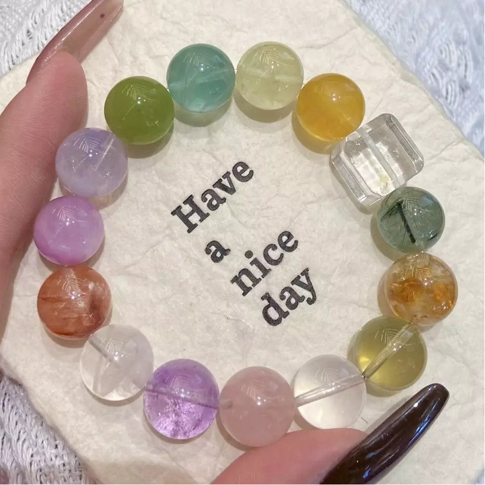 Golden Fluorite &amp; Purple Glow