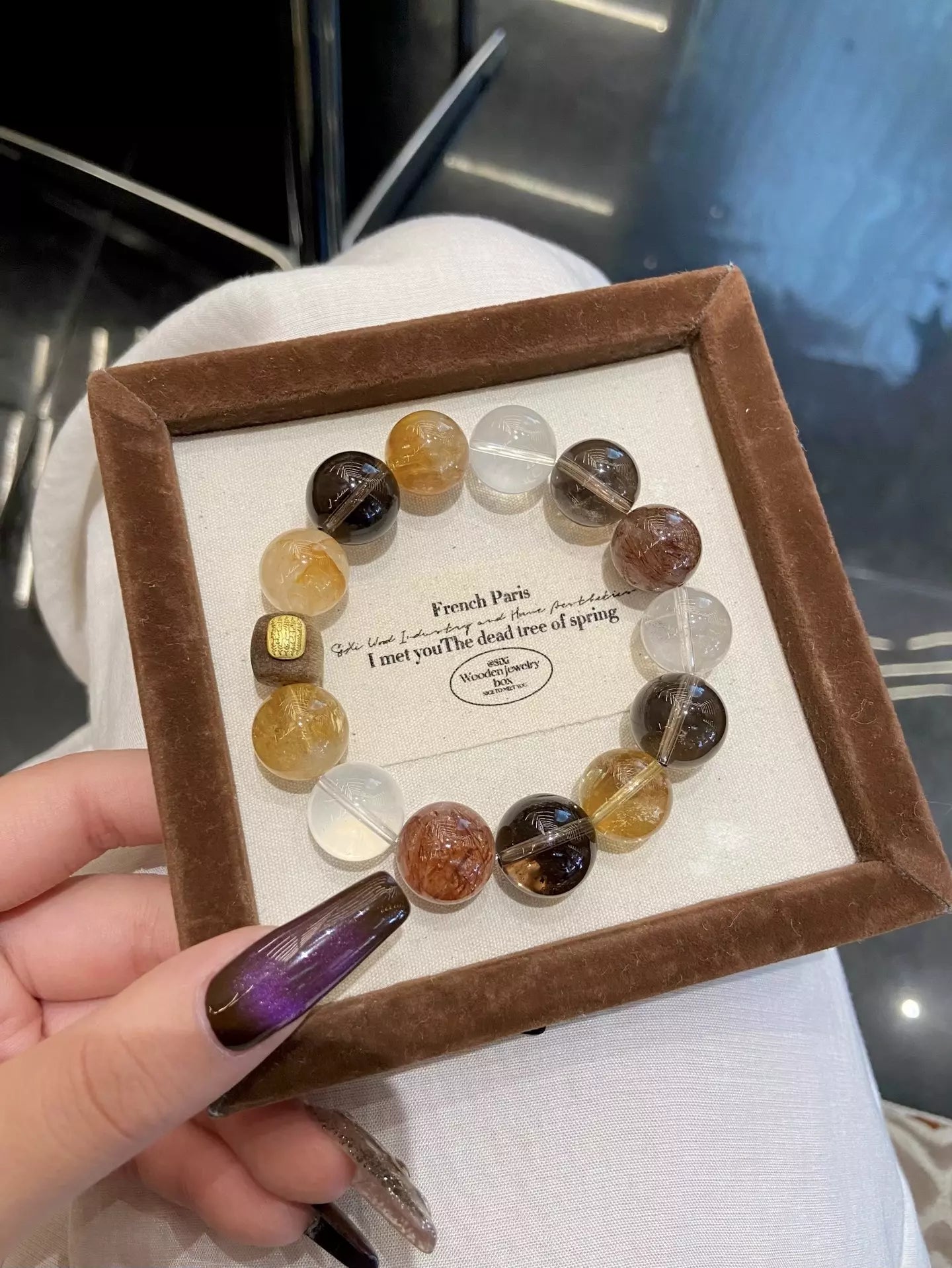 Black and Yellow Crystal Shield