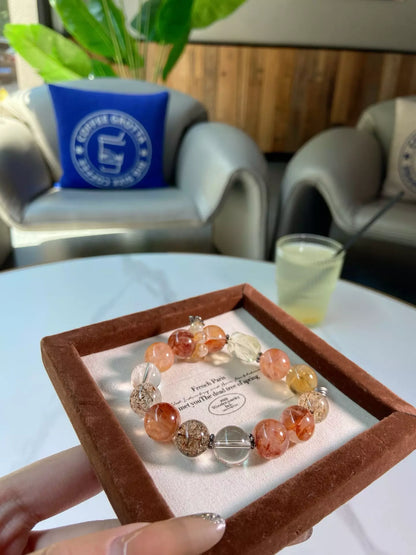 Red Crystal Citrine Pagoda