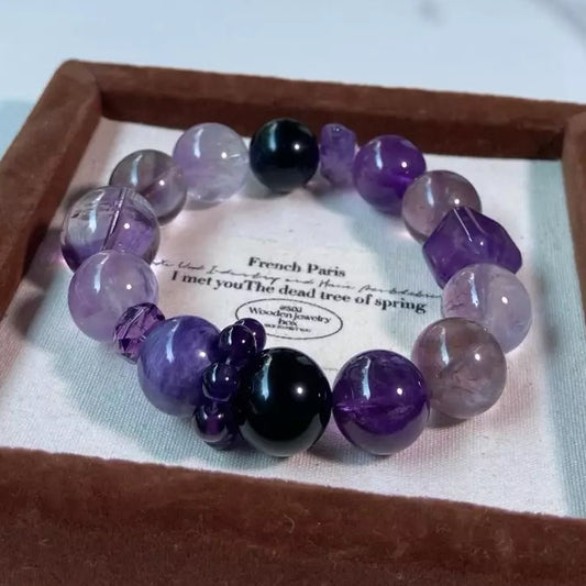 Flowing Purple Crystal Glow