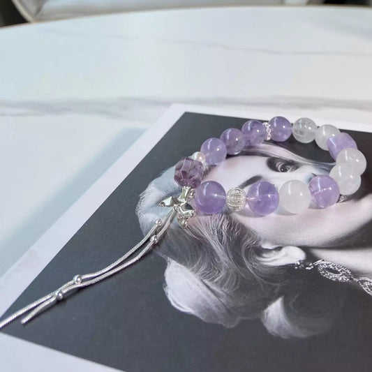 Purple Graupel Frosted Bracelet