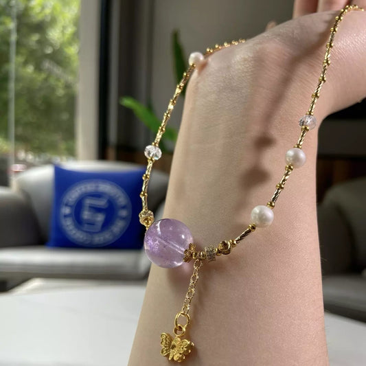 Lavender Amethyst Necklace