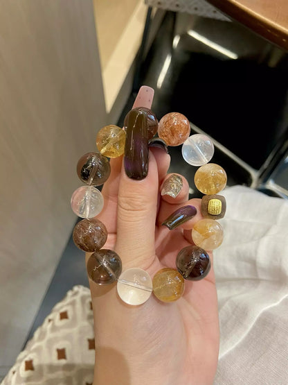 Black and Yellow Crystal Shield