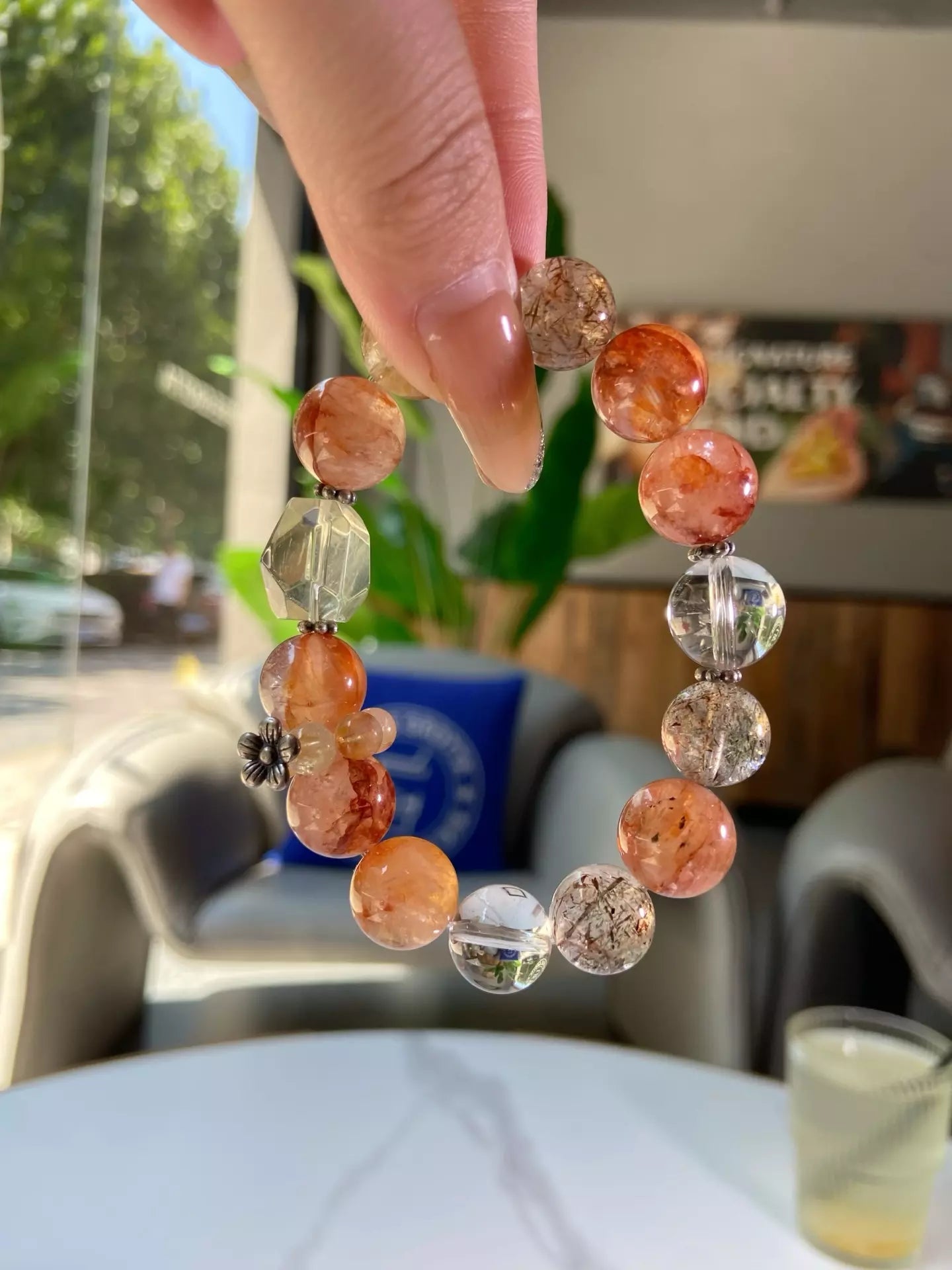 Red Crystal Citrine Pagoda