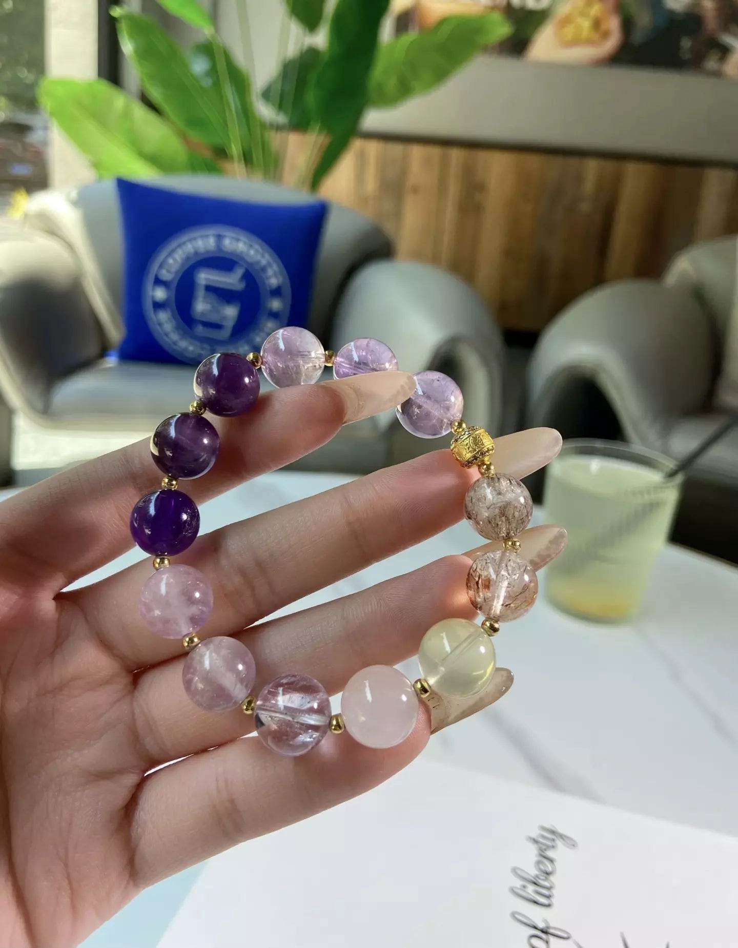 Black Purple Golden Glow