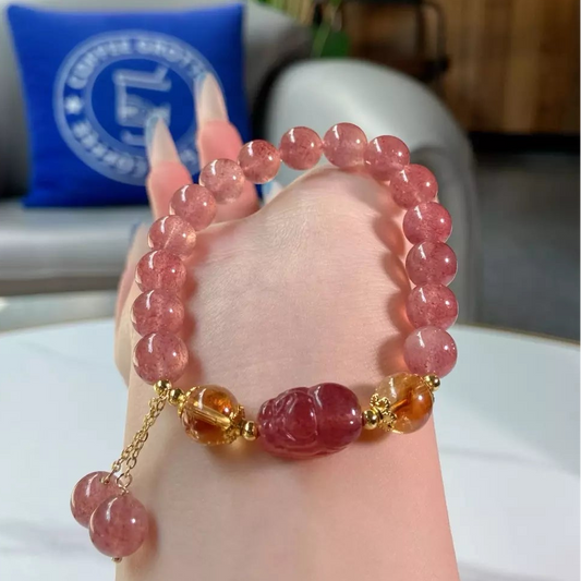 Cherry Crystal Cluster