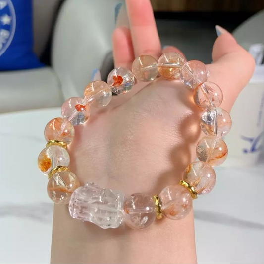 Golden Rutile Melting Sun