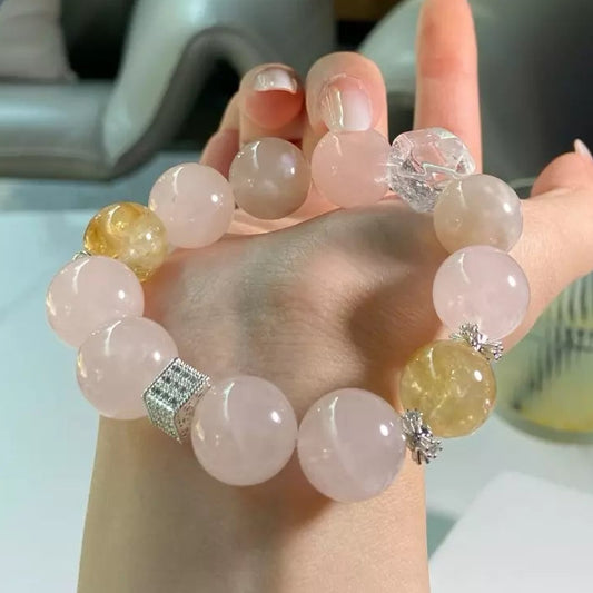 Pinkish Lunar Citrine