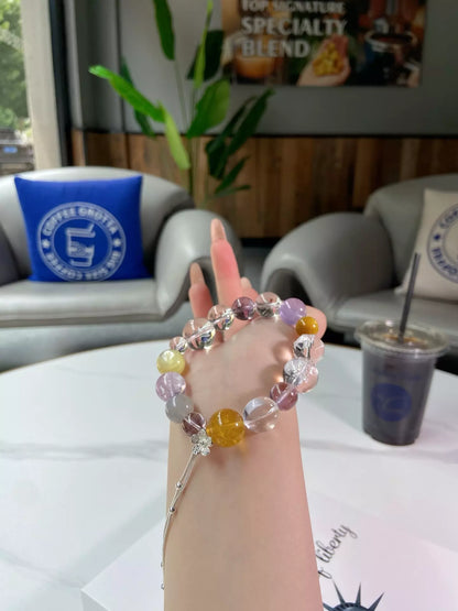 Crystal Cluster Rainbow Bloom