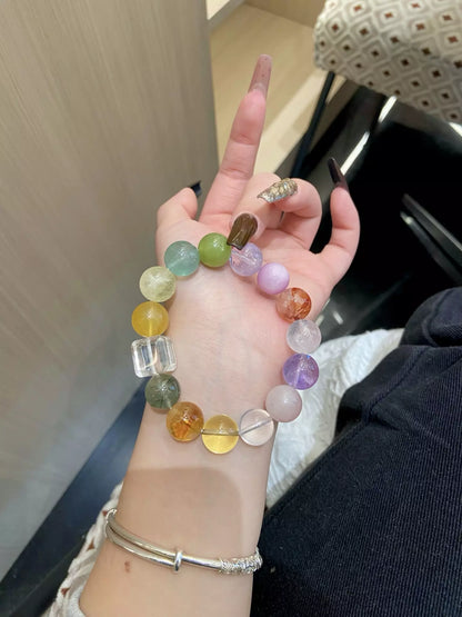 Golden Fluorite &amp; Purple Glow